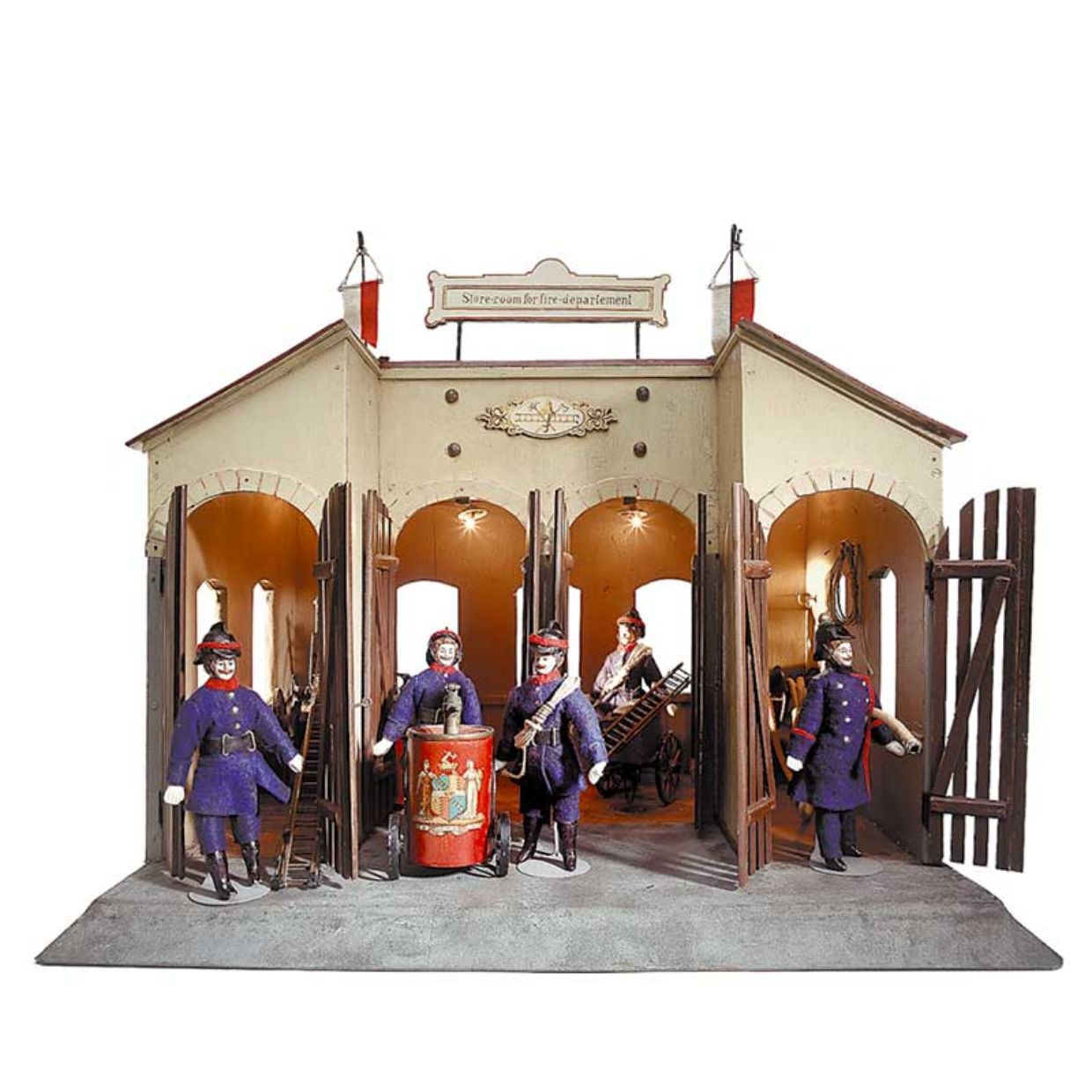 Rimessa dei pompieri, 1900, Germania